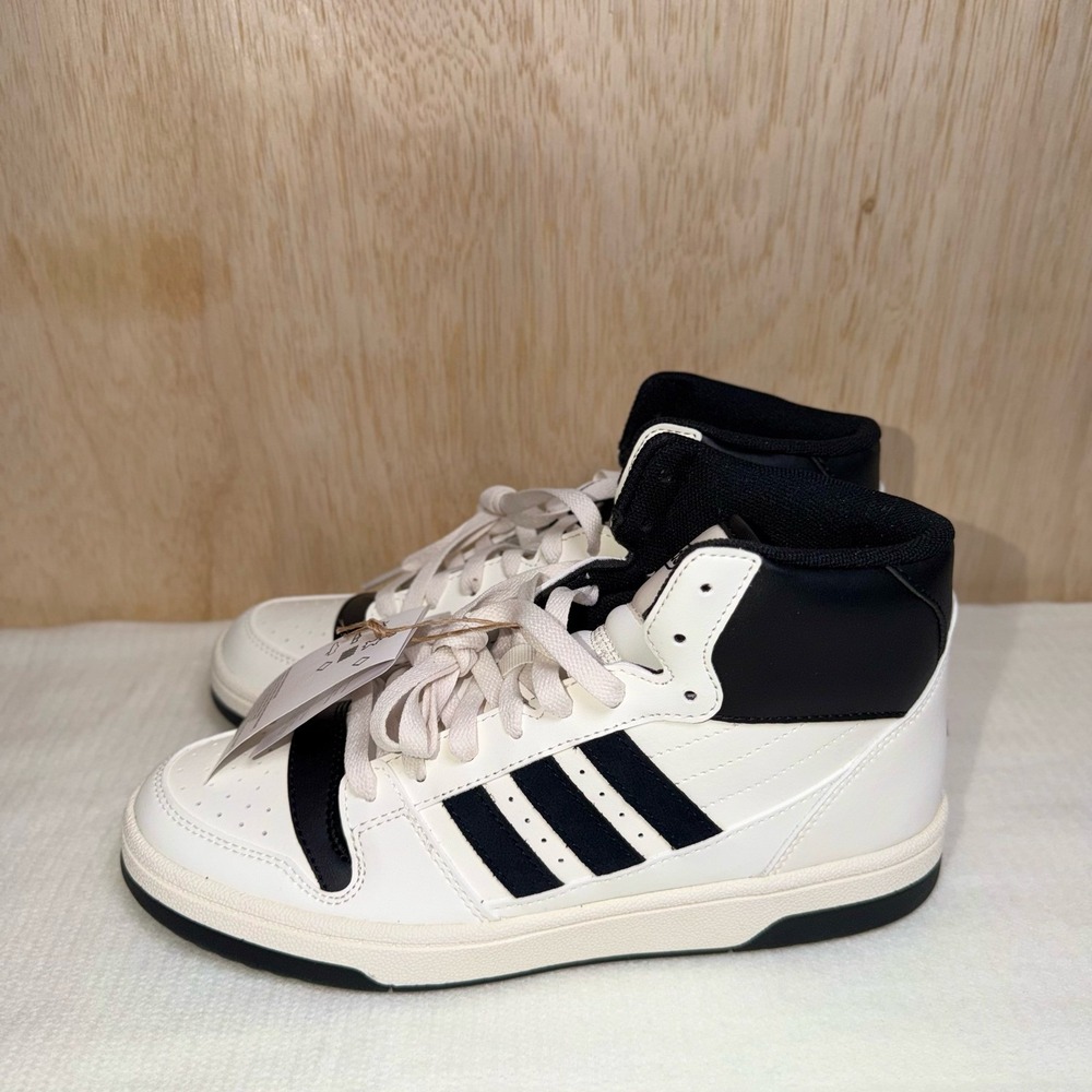 Adidas Break Start Mid W Womens White Black Basketball Sneakers IH7880 Size 8